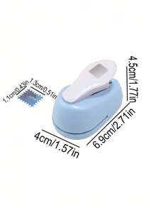 1PC Large Effort-Saving Stamp Embosser, Creative Pattern Design Paper Punch, Used For Decorating Envelopes And Crafts, Scrapbook And Journal Making, Gift For Friends - Single Piece - View 22