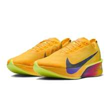 Nike 耐克 VAPORFLY 4 Citron Pulse 碳板回彈舒適柔軟休閒馬拉松跑步鞋 男款 橘色 - 橘子黑色 - 查看 7