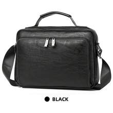 KAIDUCH Vintage Crossbody Bag For Men Large Capacity Shoulder Bag Sling Bag For Men School Daily Use Casual Style Bag Durable Fabric Bag Perfect Gift For Men - Multicolor - View 4