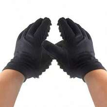 Curly Hair Sponge Gloves, Magic Curl Scissors Twist Sponge Glove Brush, Black Hair Brush Sponge For Men's Curly Hair, African Natural Hair, Gift, Hair Styling Accessories, Hair Styling Tools - Multicolor - View 4