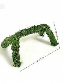 Realistic Moss Vine Reptile Decor, Flexible Climbing Vine For Lizard, Snake, Chameleon, Frog, Tortoise Terrarium Landscaping, Jungle Green - View 9
