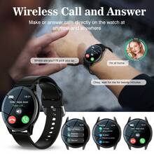 Smart Watch, Wireless Call/Dialing, Multi-Sport Modes, Call Reminder & Rejection, SMS Notification, Customizable Wallpaper, Compatible With IPhone/Android - Multicolor - View 3