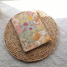 1 buah Sampul Buku Kain Patchwork Gaya Pastoral Ukuran A5/A6, Dapat Dicuci, Lembut, Pelindung untuk Buku Catatan/Buku Harian/Perencana - Mozaik pedesaan - View 14