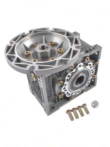New MRV063 Worm Gear Ratio 30: 1 56C Mounting Flange Speed Reducer Gray Cast Aluminum - as Pic - View 7