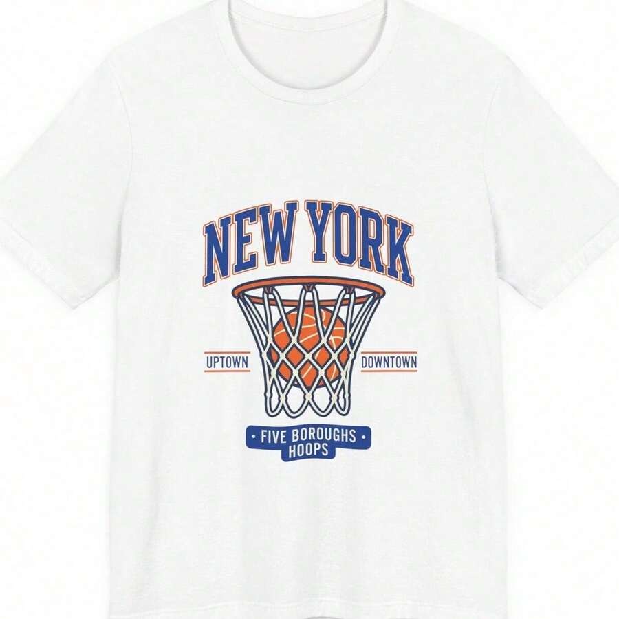 New York Knicks Retro T Shirt - 白色 2 - 查看 1
