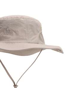 CAMEL CROWN New Summer UV Protection Bucket Hat, Unisex Sun Protection Hat, Denim Outdoor Hat, Suitable For Hiking, Unisex - Khaki - View 3
