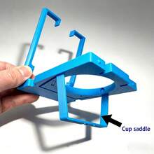 2-In-1 Foldable Phone Stand & Drink Tray Accessory, Compatible With Most Airline Seat Trays, Fits Phones/Cans/Cups - Multicolor - View 5