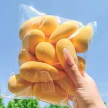 15pcs Large Mango Shaped Makeup Sponges, Suitable For All Skin Types Makeup Tool - Orange - View 7