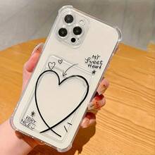 [24h Shipping From DE/ES]Apple 17  23-25 Black Phone Case With Full Screen And Card Holder, Love Design Gift Box Pack Phone Case Surprise Gift - A - 查看 3