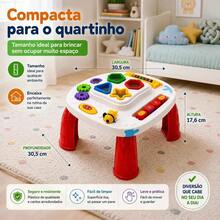 Play Time Educational Table Children's Activity Table Cotiplas - Đỏ - Xem 5