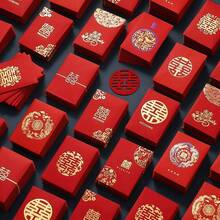 10/20/30個迷你紅包，金色中文字設計－適合婚禮、新年慶祝與禮物，完美用於裝飾與祝福，婚禮文具 | 優雅信封設計 | 紙信封，婚禮禮物 - 多色 - 查看 3