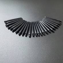 Easytoday 100支黑色飛鏢鏢桿單獨販售,飛鏢配件 - 黑色 - 查看 7