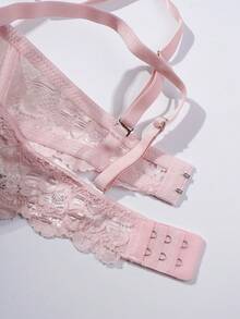 6pcs/Set Women's Lace Push-Up Bra, Underwire Bra - Multicolor - View 6