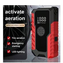 Portable Jump Starter With Air Compressor, 150PSI Car Battery Jump Starter Battery Pack For All Gas Engines , Portable Tire Inflator, Power Bank, LED Emergency Light - GL901 - View 11