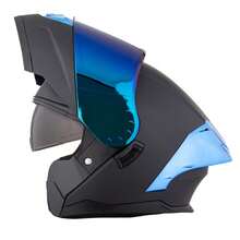 Crown Racing Dual Visor Flip Up Modular Full Face Helmets For Man DOT Approve Motorcycle Helmet - Multicolor - View 3