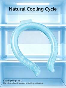 1pc Neck Cooling Ring, Special Ring For Cooling Down The Neck, Cooling Pillow For Cooling The Neck, Neck Ring For Cooling Down The Body. - Multicolor - View 7