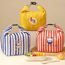 1pc Lunch Bag/Travel Storage Pouch/Bento Snack Travel Storage Bag/Multi-Functional Travel Waterproof Toiletries Organizer, Wide Opening Design For Easy Access, Waterproof And Stain-Resistant, Large Capacity, Convenient To Carry - View 9