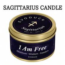 EVODUCK Virgo Zodiac Scented Candle 3oz, White Tea & Sage Fragrance Tin Candle, Astrology Birthday Gift, Suitable For Bedroom, Bathroom, Desk, Fashion Home Fragrance, Portable Travel Candle, Zodiac Decor Gift, Suitable For Women And Men, Cute Zodiac Series - Multi Scents - View 17