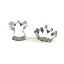 Mermaid Cookie Cutter, 4.45 Inch Mermaid Tail Shape, Summer Theme Cookie Mold, Crown Angel Stainless Steel Metal Cutter, Suitable For Birthday Party And Valentine's Day - View 10