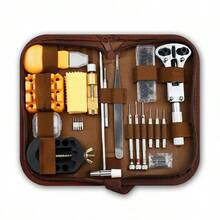 手錶維修工具組，手錶鏈節調整與拆卸工具，手錶後蓋開啟器，168合1手錶維修工具組，適用於拆解與電池更換 - 手錶維修工具套裝 - 查看 2