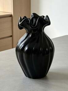 1 pièce Vase en résine fait main - Décoration vintage, convient pour le salon et l'ameublement doux | Décoration de la maison, décoration de la chambre, décoration de style bohème, ornement de table, cadeau unique, décoration de mariage, ornement en résine - Nouveau modèle - Voir 14