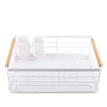 Space-Saving Dish Drying Rack With Drip Tray And Utensil Holder - Multi-Functional Kitchen Storage Rack For Bowls, Plates, Knives, Forks And Chopsticks, Kitchen Countertop Dish Drying Rack - View 12