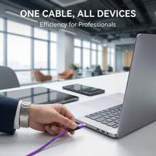 C-C Data Transfer Cable, Compatible With IPhone 15 16 17 Series, Galaxy S23/S22 And Other Smartphones, Charging And Data Transfer Cable, Car Data Cable - Orange - View 6