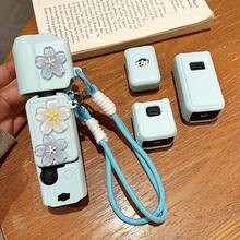 Floral Pattern Camera Protective Case For Pocket 3 Camera, Camera Shell With Anti-Loss Lanyard - View 4