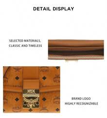 Mcm Tracy Series Printed Women's Shoulder To Shoulder Crossbody Bag MYLESXT02CO001 - 干邑色MYLESXT02CO001 - 查看 9