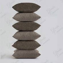 Kit Com 6 Capas Para almofadas 45x45 cm Gorgurinho - AL - Marrom-Bege - Visão 1