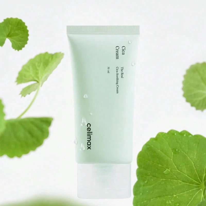Celimax - The Real Cica Soothing Cream 50ML – Soothing Cica Cream - Facial Moisturizer - Niacinamide - View 1