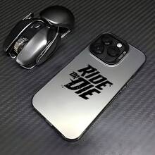 [24h Shipping From DE/FR/ES]Creative Black Letter RIDE 7/8 Plus Anti-Drop Soft Case, Minimalist Premium Air Cushion Compatible With IPhone 14 Pro Max, Apple 13 Phone Case, Couple XS Max New 12 Pro Anti-Drop XR Matte 11 Unisex 13 Full Cover 15 PRO Soft Case 15 Protective Coverthe Perfect Present - 1pcs - View 2