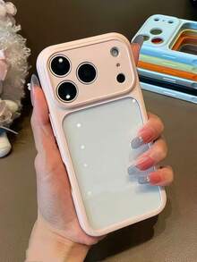 新款智慧型手機保護殼 時尚可愛 極簡創意 個性化 3合1材質 加厚2.8mm 彩色純色 高階磨砂親膚手感 粉色 藍色 黑色 白色 透明背板 全包覆 防摔 適用於 iPhone 11/12/13/14/15/16/17/17 Pro Max/17 Pro/12 Pro/12 Pro Max/13 Pro/13 Pro Max/14 Pro/14 Pro Max/15 Pro/15 Pro Max/16 Pro Max/16 Pro - 粉色 - 查看 8