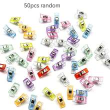 Mini Random Color Strap Positioning Buckle Plastic Splicing Sewing Buckle Handmade Fixing Buckle DIY Craft Buckle 10/20/50/100pcs, Colorful Strap Positioning Buckle Plastic Transparent Buckle Fabric Craft Strong Splicing Sewing Scale Buckle - B - View 9