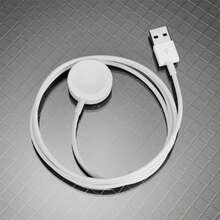 1-2件裝 磁吸式手錶充電器 USB-A 磁吸無線快充 USB 充電器 便攜式，相容於 Ultra 系列 10/9/8/7/6/SE/SE2/5/4/3/2/1 - 白色 - 查看 2