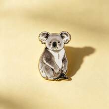 Koala Enamel Pin Fashion Decorative Badge Ornaments Lapel Bag Badges Gifts - Multicolor - View 5