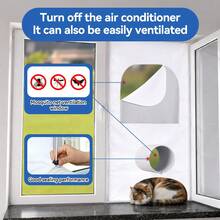 Portable Air Conditioner Window Seal Strip: Tailored For Your Windows - White - View 8