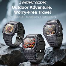 LOKMAT Ocean Sports Watch Features A 1.75-Inch Screen, Bluetooth Connectivity, Push Notifications, Over 100 Sports Functions, Outdoor Water Resistance, And A Flashlight Function. - View 3