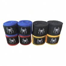 Pack Of 2 Spider Design Boxing Hand Wraps, 5m Black For Muay Thai And MMA - White - View 3