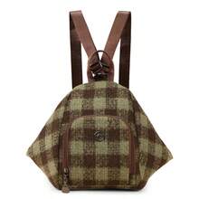 Nueva mochila de cuna de moda de gran capacidad de unicolor, bolsa de almacenamiento multifuncional para viajes, bolsa de mamá, bolsa de hombro, - Multicolor - Ver 11