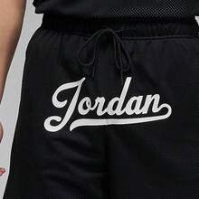 Nike Jordan Flight MVP Lettered Lace-Up Comfortable Breathable Casual Shorts For Men - Black - View 3
