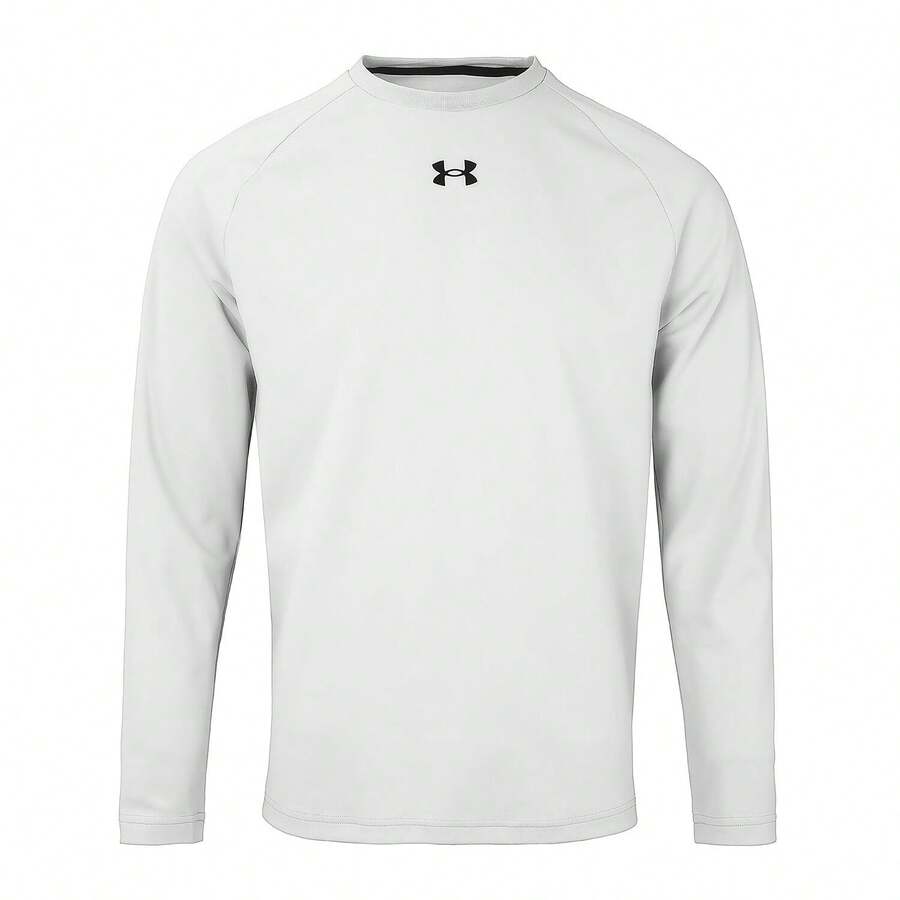 Under Armour Unisex Autumn New Comfortable Warm Loose Knit Crew Neck Sweatshirt - Cigarette Ash - View 1