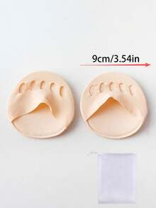 Comfortable Women Breathable Toe Leg Warmers With Five-Hole Toe Separators To Prevent Friction Sweat-Wicking Anti-Slip Insoles For Office Lady Dancers And Commuters Invisible Half-Toe Leg Ideal For Outdoor Walk Wedding Party Daily Wear - Multicolor - View 10