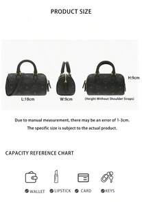 Bolso de hombro para mujer Mcm Ella Visetos Series con estampado vintage, correa lateral y asa MWBESEA01BK001 - Negro MWBESEA01BK001 - Ver 10