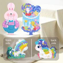 3-Piece Kids Gift Box Double-Sided Puzzles, Letter, Number, Animal Theme Puzzles, Preschool Learning Puzzles, Educational Puzzle Games, Suitable For Boys And Girls, Birthday Gift, Christmas Gift - Multicolor - View 4