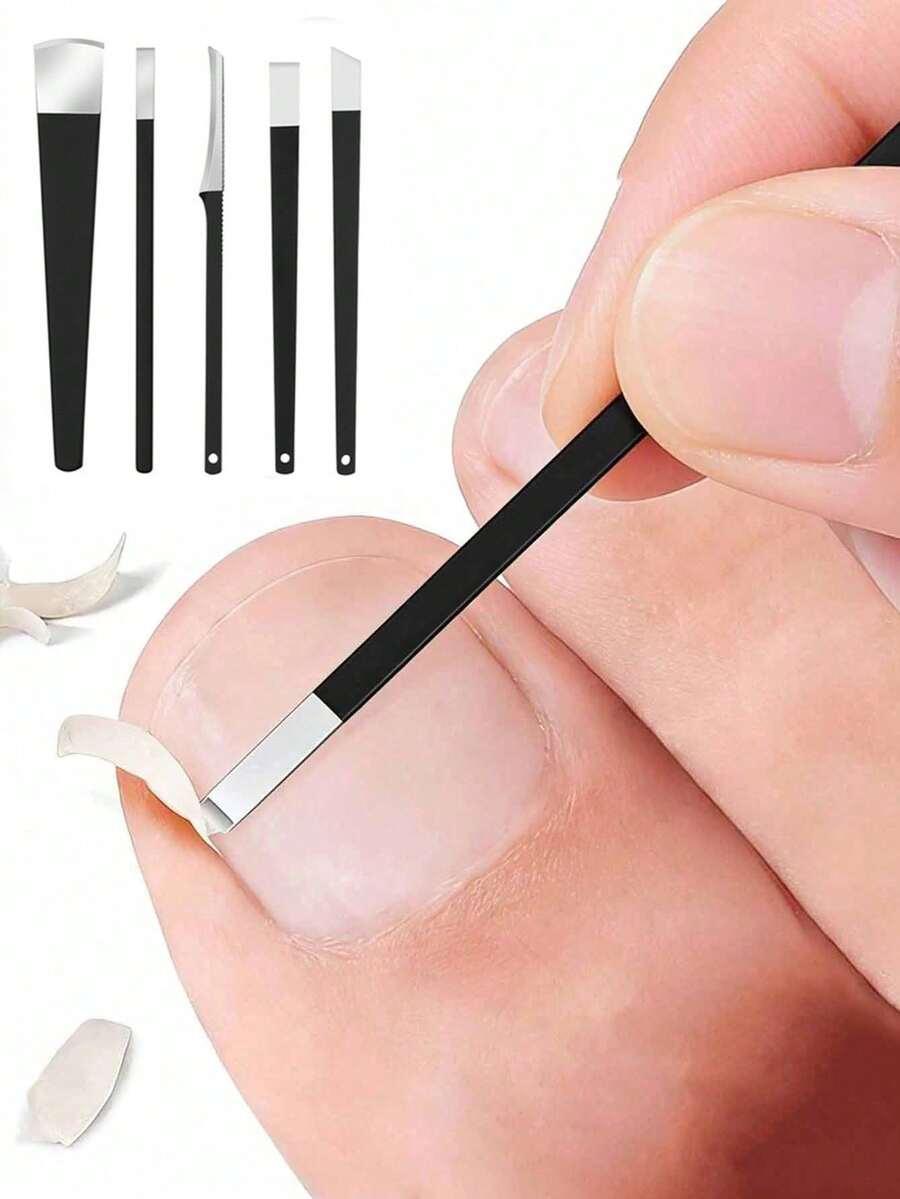 5pcs Ultra-Thin Deep-Cut Nail Clippers, Nail Trimmers, Manicure Tools, Essential Foot Care Tools For Home And Nail Salon, Perfect Gift For Mother's Day, Father's Day, Back To School, Home Decor, Household Necessities, For Mom, Dad, Grandparents