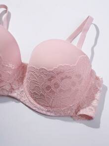 6pcs/Set Women's Lace Push-Up Bra, Underwire Bra - Multicolor - View 4