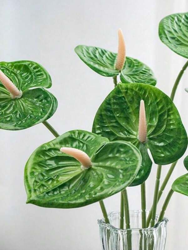 3/4/13pcs Artificial Green Bird Of Paradise Lily, Simulated Red Flame Flower Tail Fake Flower, Suitable For Home Decor, Wedding Decor, Party Supplies, Office, Hotel, Home Tabletop Decoration, Indoor Decoration, Dining Table Decoration, Home Decoration, Desktop Decoration, Autumn Decoration, Halloween, Christmas, Thanksgiving Decoration, Seasonal Decoration, Outdoor Patio Decoration, DIY Decoration, Room Decoration, Aesthetic Wedding Decoration, Wall Decoration, Kitchen Decoration, Valentine's Day Gift, Simulated Bouquet