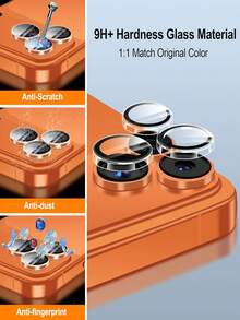 3pcs High Definition Camera Lens Protector Film, Compatible With IPhone 17 Pro Max/17 Pro/17/16 Pro Max/16 Plus/16/15 Pro Max/14/13/12/11, Crystal Clear Lens Cover, Ultra-Thin Protection, Scratch-Resistant, Wear-Resistant, Shock-Proof Design - Clear - View 5