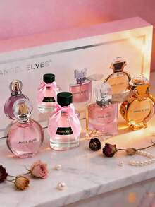 4-Piece Women's Perfume, Floral And Fruity Fragrance Light Perfume Is Refreshing And Pleasant, Suitable For Both Men And Women. It Is Portable For Travel, Leaves A Long-Lasting Fragrance. - 花果香 - 查看 2